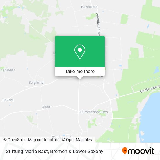 Stiftung Maria Rast map