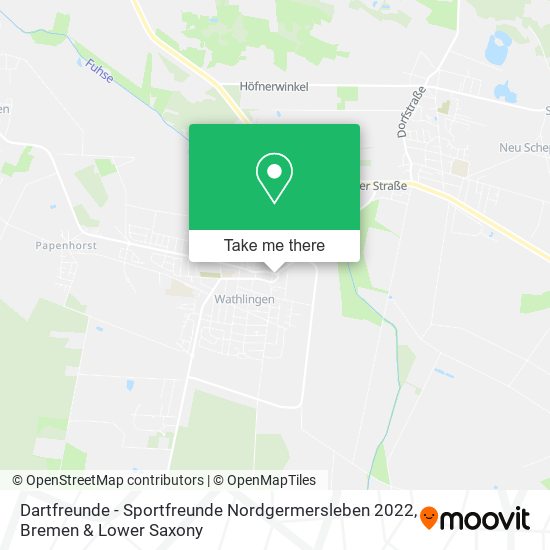 Dartfreunde - Sportfreunde Nordgermersleben 2022 map