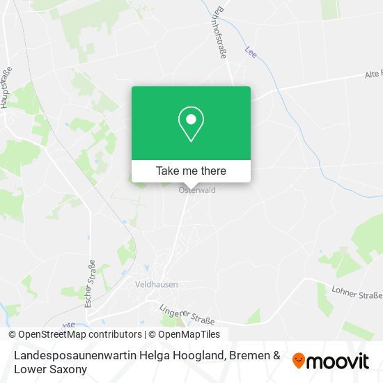 Landesposaunenwartin Helga Hoogland map