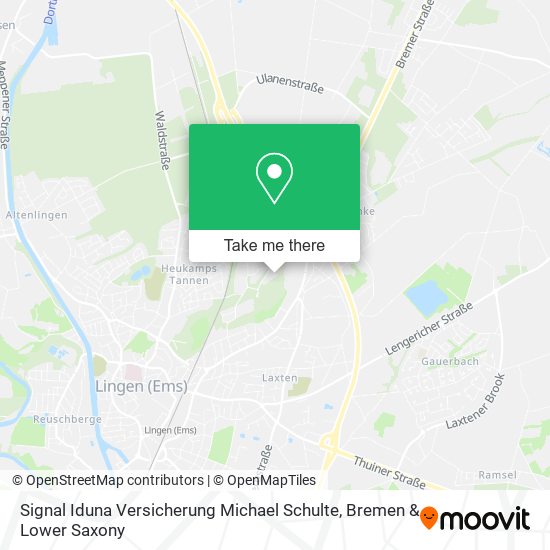 Signal Iduna Versicherung Michael Schulte map