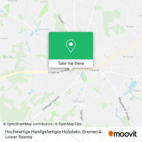 Hochwertige Handgefertigte Holzdeko map