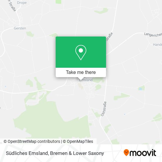 Südliches Emsland map