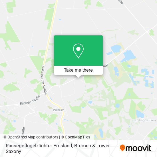 Rassegeflügelzüchter Emsland map