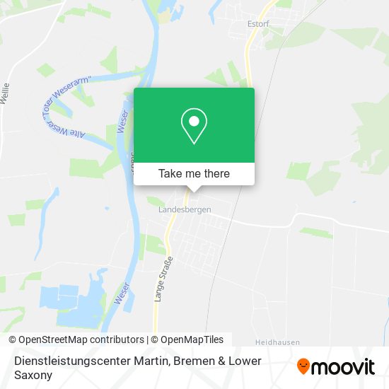 Dienstleistungscenter Martin map