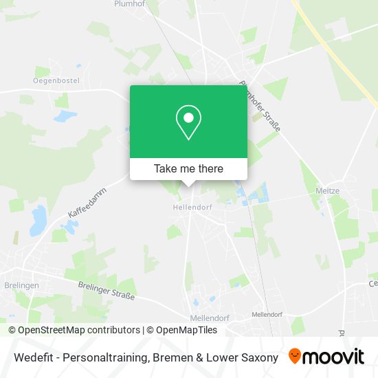 Wedefit - Personaltraining map