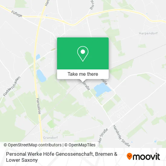 Карта Personal Werke Höfe Genossenschaft