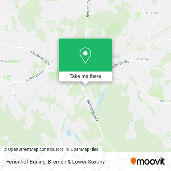 Ferienhof Buning map