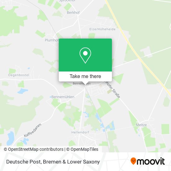 Deutsche Post map