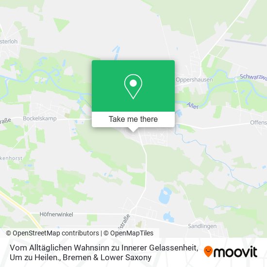 Vom Alltäglichen Wahnsinn zu Innerer Gelassenheit, Um zu Heilen. map