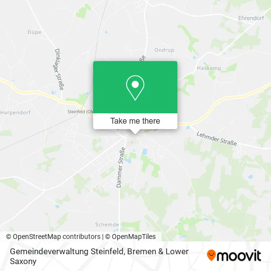 Карта Gemeindeverwaltung Steinfeld
