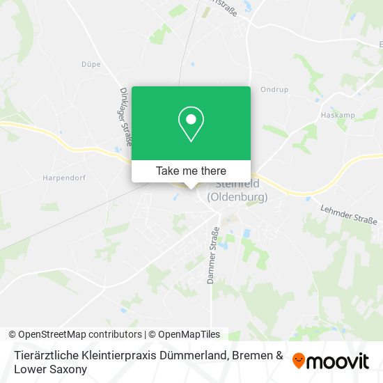 Tierärztliche Kleintierpraxis Dümmerland map