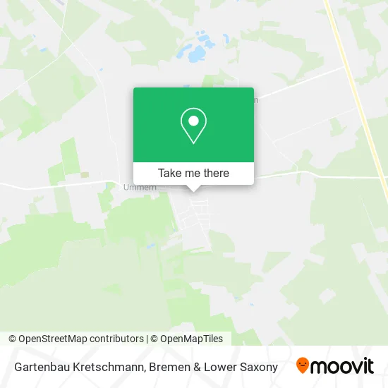 Карта Gartenbau Kretschmann