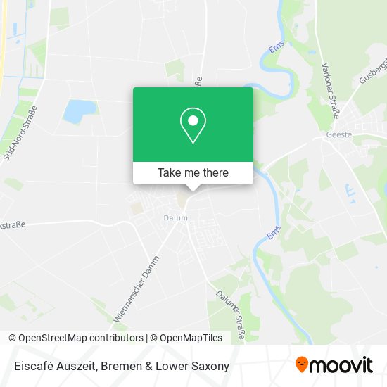 Eiscafé Auszeit map