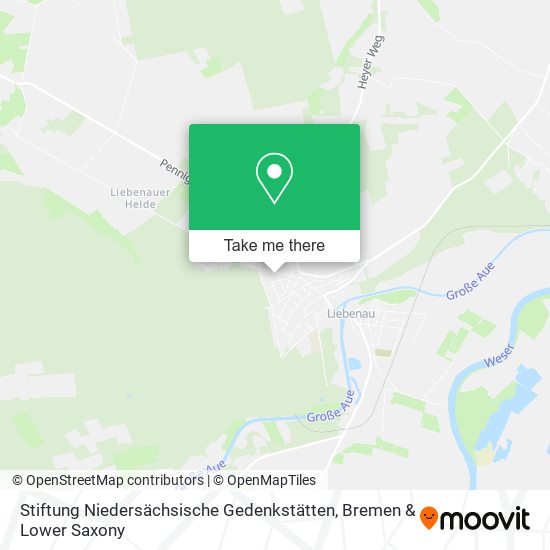 Stiftung Niedersächsische Gedenkstätten map