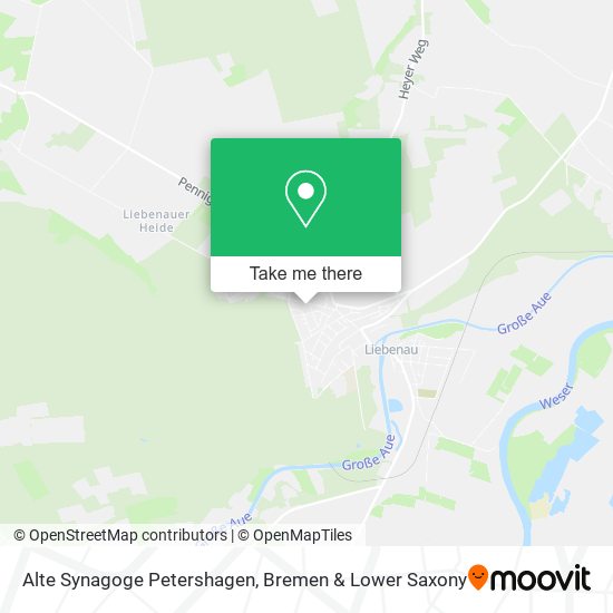 Alte Synagoge Petershagen map