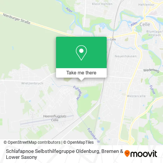 Карта Schlafapnoe Selbsthilfegruppe Oldenburg