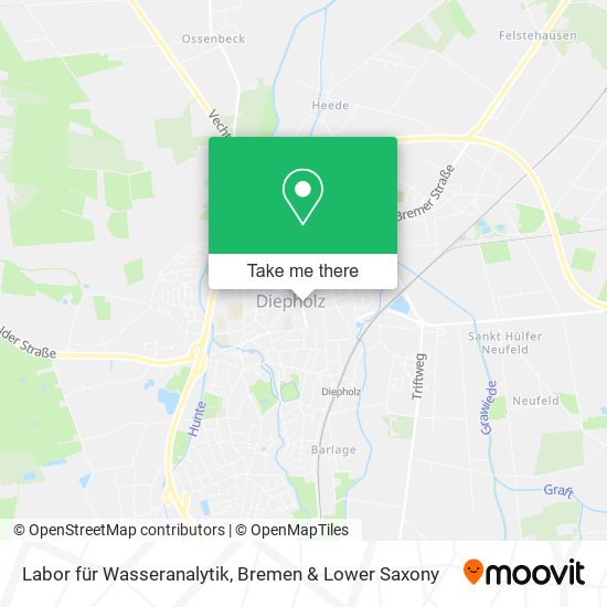 Labor für Wasseranalytik map