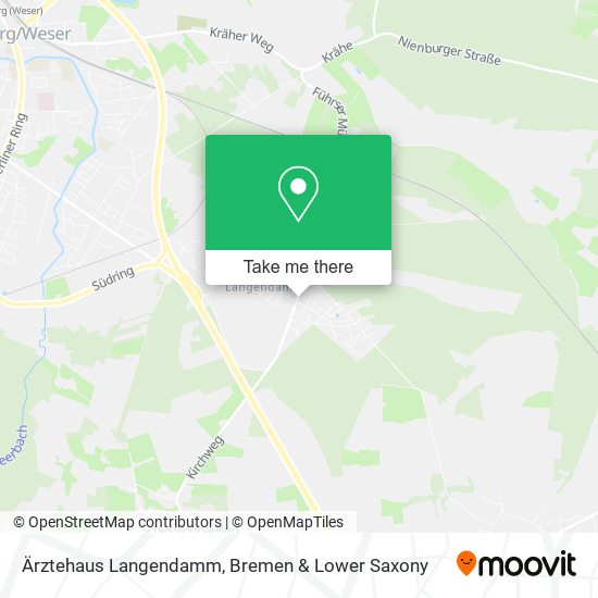 Ärztehaus Langendamm map