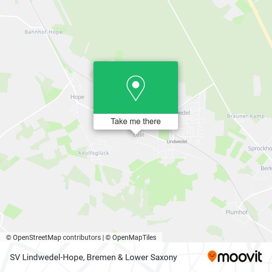 SV Lindwedel-Hope map