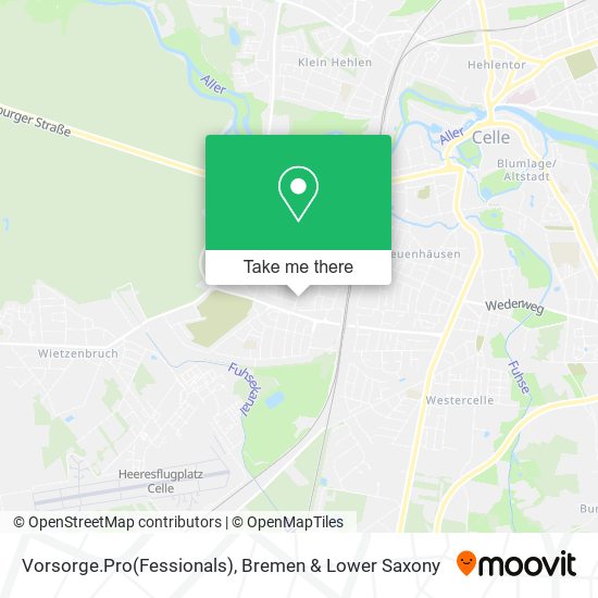 Vorsorge.Pro(Fessionals) map