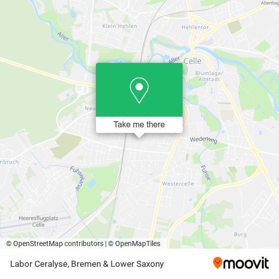 Labor Ceralyse map