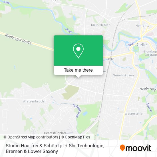 Studio Haarfrei & Schön Ipl + Shr Technologie map