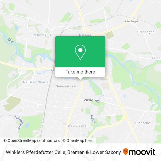 Winklers Pferdefutter Celle map