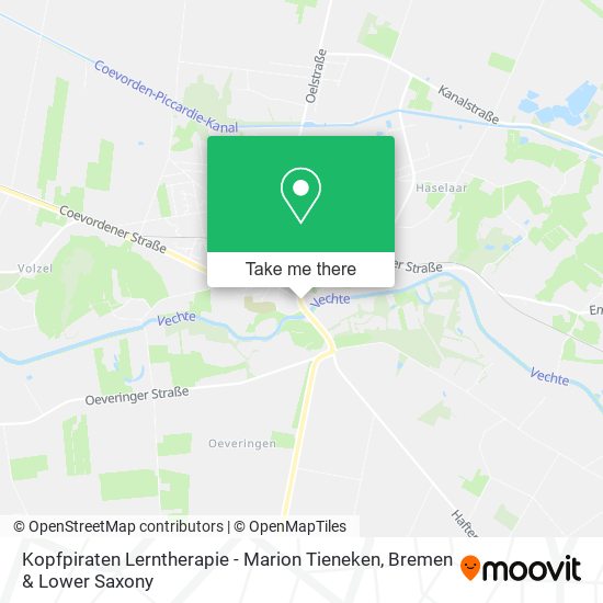Kopfpiraten Lerntherapie - Marion Tieneken map