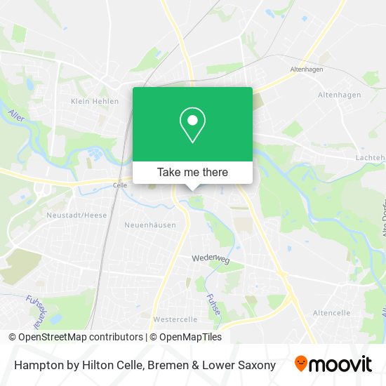 Hampton by Hilton Celle map