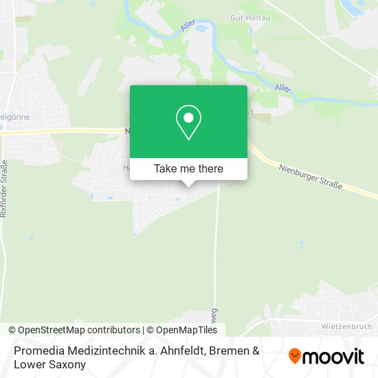 Promedia Medizintechnik a. Ahnfeldt map