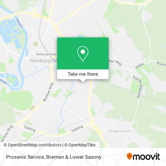 Prosenis Service map