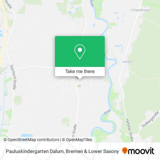 Pauluskindergarten Dalum map