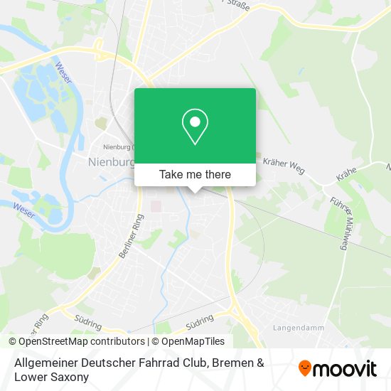 Allgemeiner Deutscher Fahrrad Club map