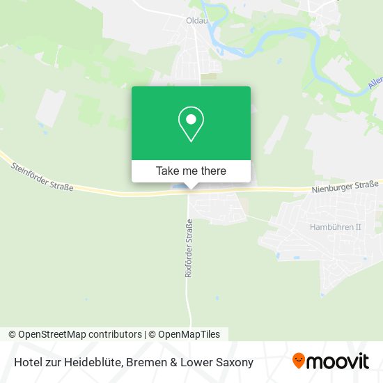 Hotel zur Heideblüte map