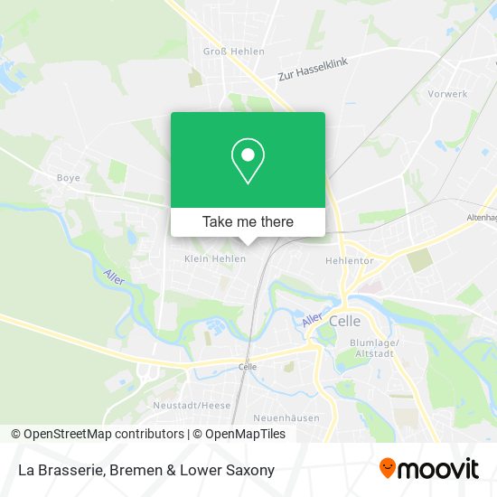 La Brasserie map