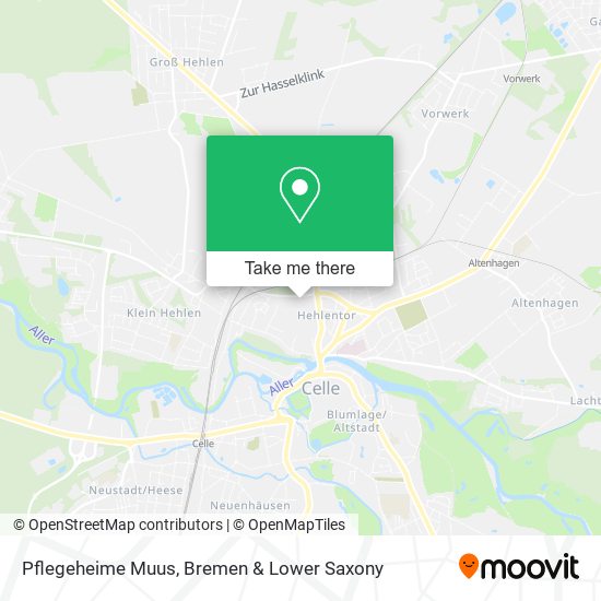 Pflegeheime Muus map