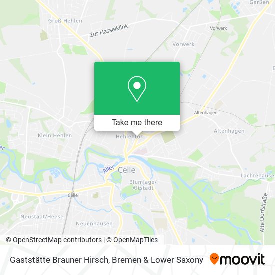 Gaststätte Brauner Hirsch map