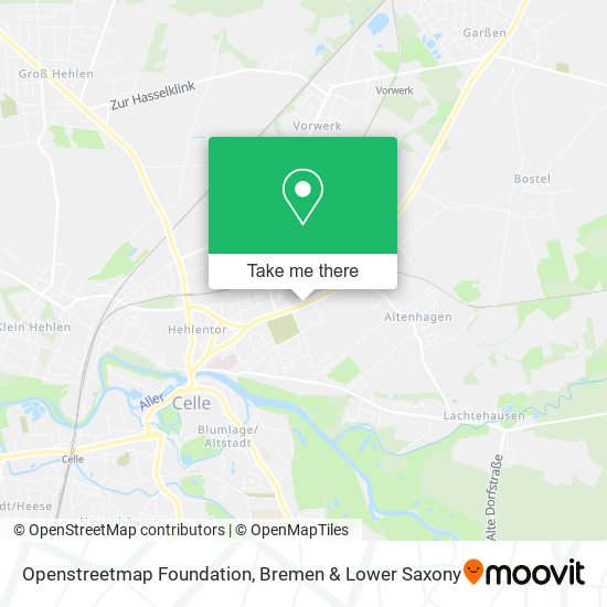 Openstreetmap Foundation map
