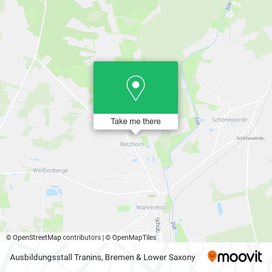 Ausbildungsstall Tranins map