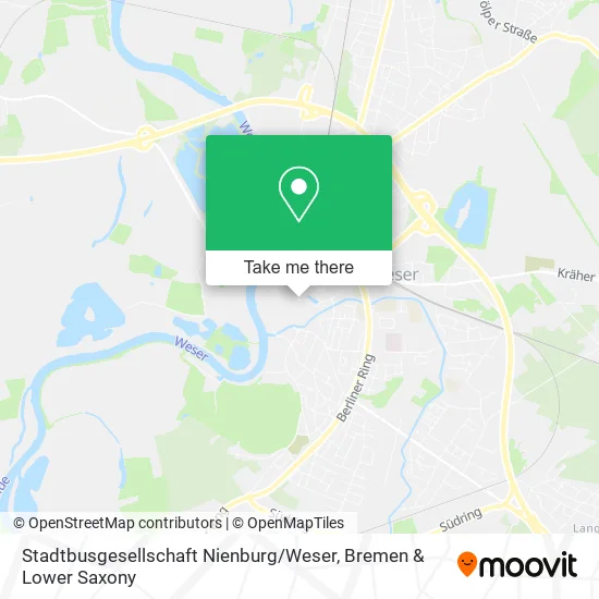 Карта Stadtbusgesellschaft Nienburg / Weser