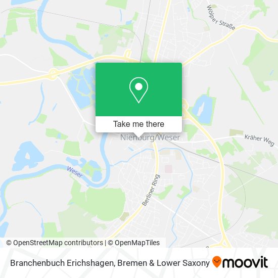 Branchenbuch Erichshagen map
