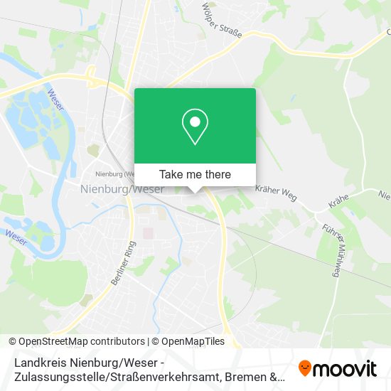 Landkreis Nienburg / Weser - Zulassungsstelle / Straßenverkehrsamt map