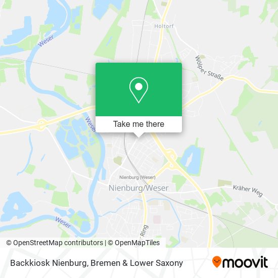 Backkiosk Nienburg map