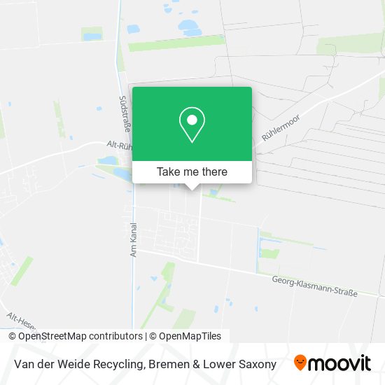 Van der Weide Recycling map