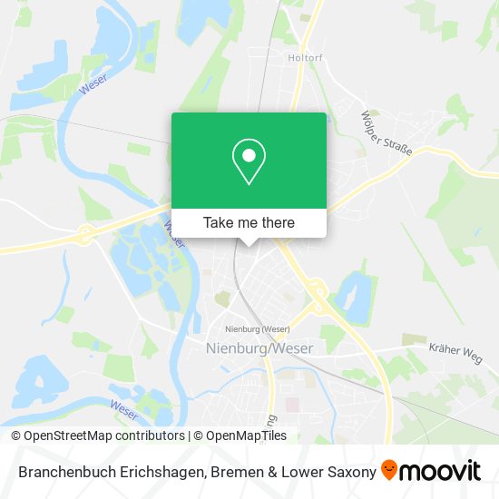 Branchenbuch Erichshagen map