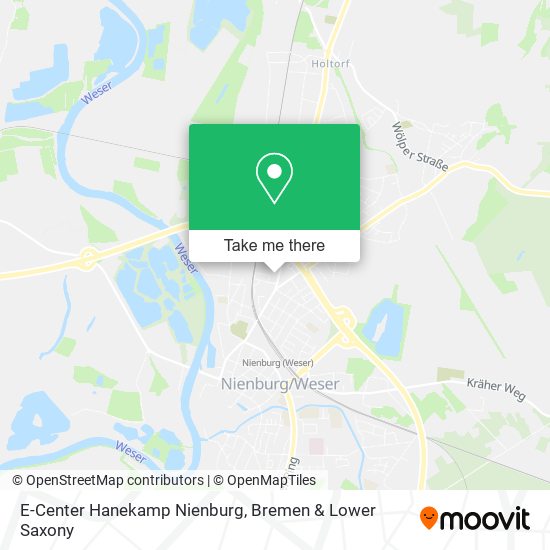 E-Center Hanekamp Nienburg map
