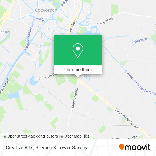 Creative Arts map