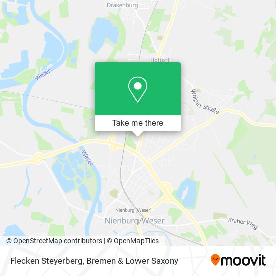 Flecken Steyerberg map