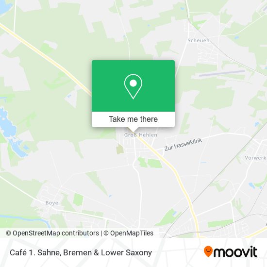 Café 1. Sahne map