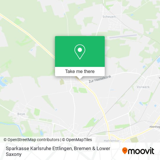Sparkasse Karlsruhe Ettlingen map